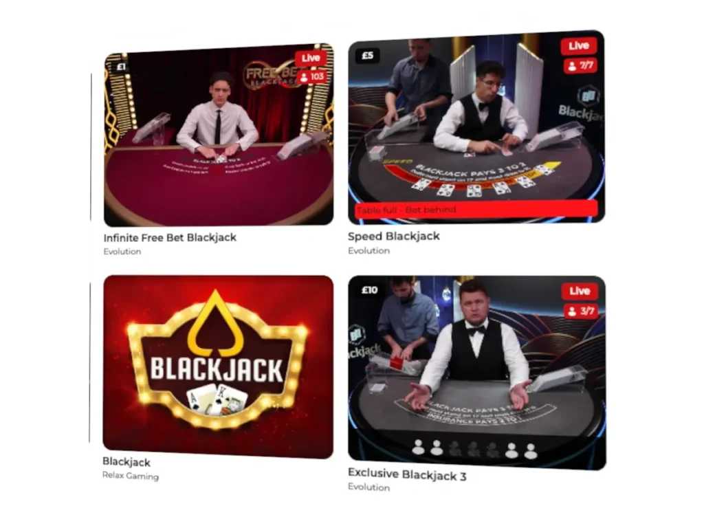 32 Red Casino Blackjack