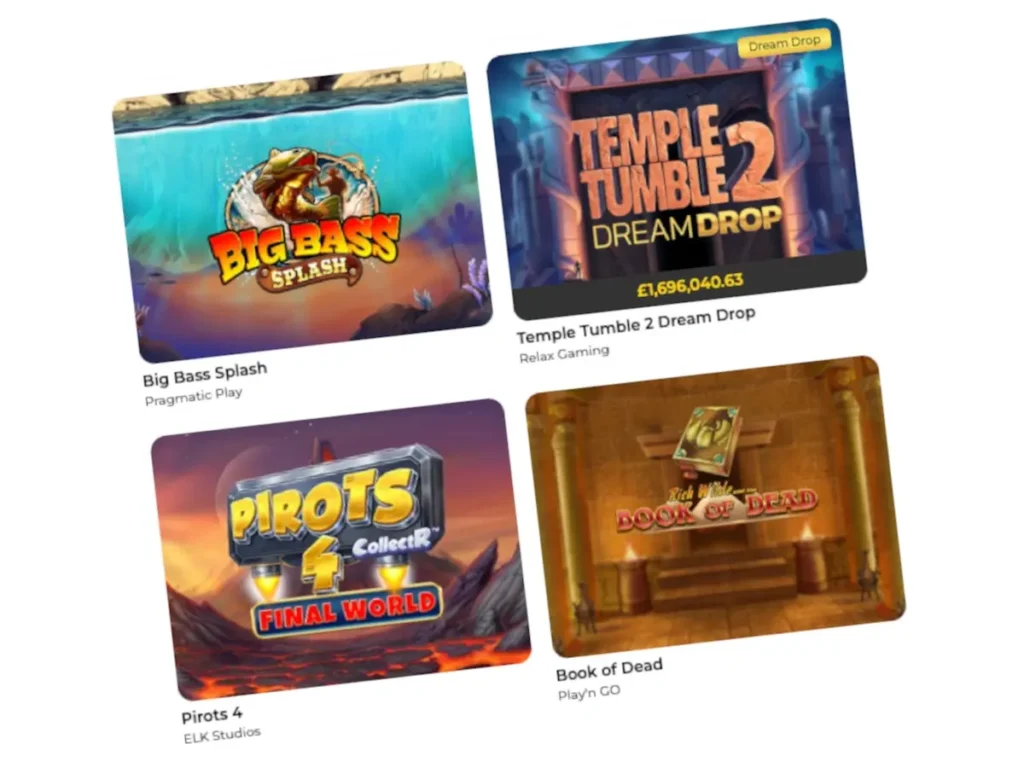 32Red Available slot Games